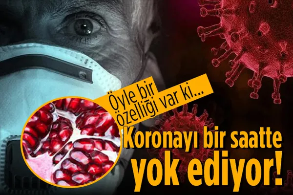 Son dakika: Koronavirüsü bir saatte yok ediyor! Nar kabuğu özütünün öyle bir özelliği var ki...-1