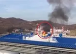 Rusya'da patlama sonrası siren sesleri duyuldu! O anlar kamerada
