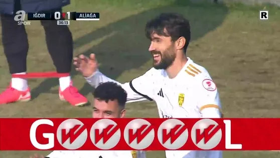 Aliağa FK 37. dakikada Iğdır FK karşısında öne geçti