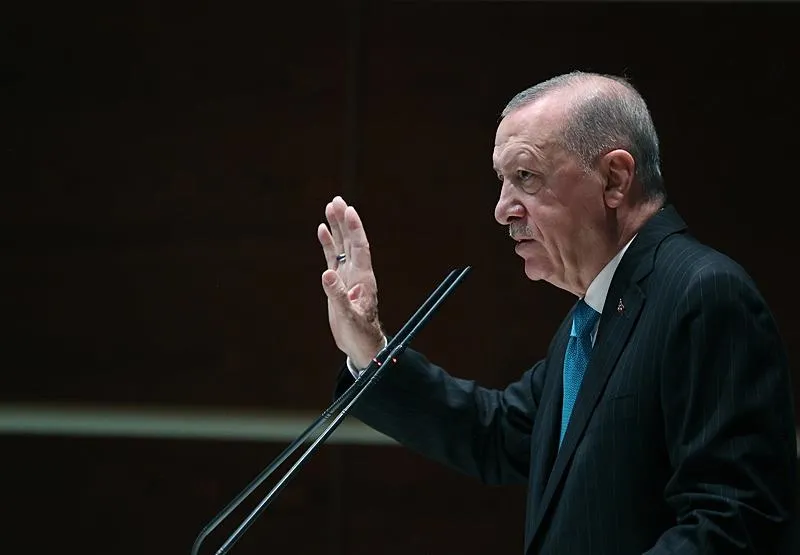 Başkan ve AK Parti Genel Başkanı Recep Tayyip Erdoğan, partisinin genel merkezinde düzenlenen AK Parti Ekonomi İşleri Başkanlığı Eğitim Programı'na katıldı.(AA)