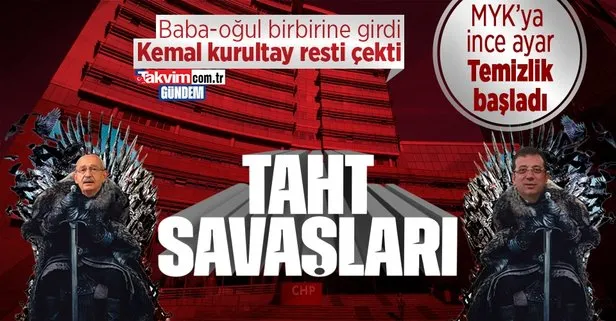 CHP’de koltuk kavgası alevlendi! Ekrem İmamoğlu kurultay istedi, Kemal Kılıçdaroğlu rest çekti: MYK’ya ince ayar