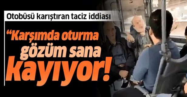 Kocaeli'nde genç kızdan otobüste 'sözlü taciz' iddiası: Karşımda oturma kalk, gözüm sana kayıyor