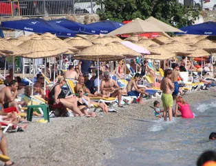 Bodrum sahillerinde yoğunluk