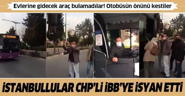 Yollarda kalan İstanbullulardan CHP’li İBB’ye tepki: Evimize gidemiyoruz