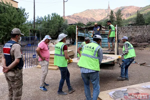 Kaçak kazıda bulunan mozaikler 98 parçaya bölünerek Zeugma Mozaik Müzesi'ne taşınıyor - 5