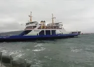 Gökçeada feribot seferlerine fırtına engeli