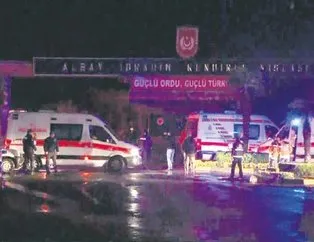 Kışlada yangın paniği