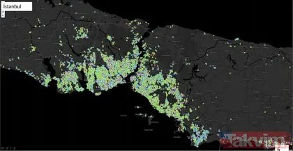 İstanbul’un koronavirüs haritası güncellendi! İşte en riskli 4 ilçe | Hayat Eve Sığar uygulaması koronavirüs risk haritası
