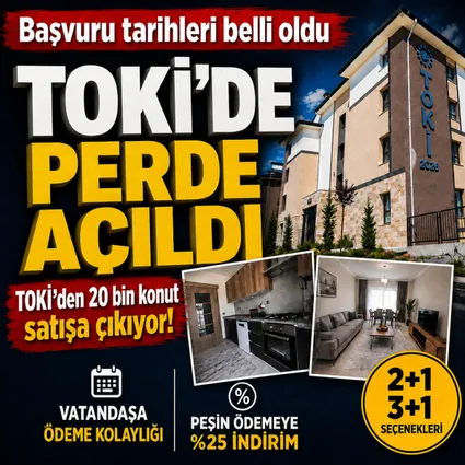 TOKİ’nin 64 ilde satacağı yeni konutlar görüntülendi: İşte örnek daire
