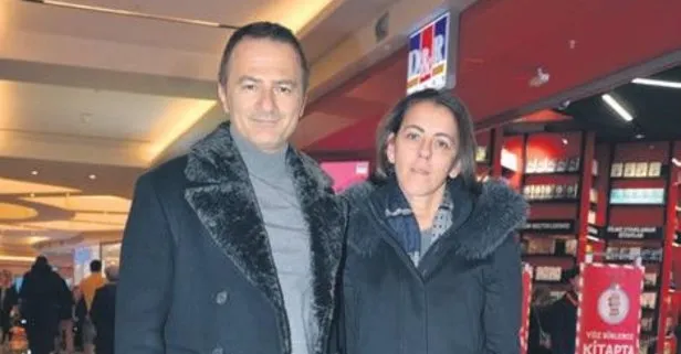 Sosyetik çift Ozan Şer ve eşi Bahar Şer el ele gezmede