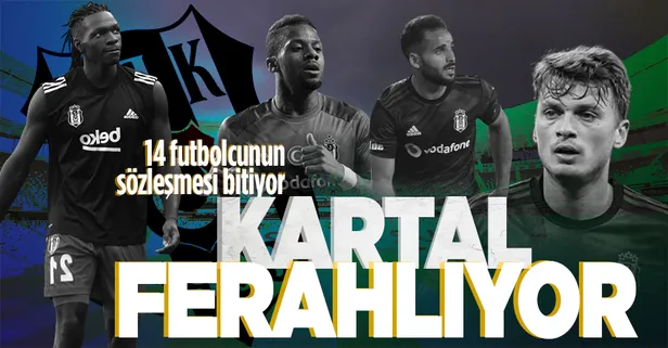 Beşiktaş'ta 14 futbolcunun sözleşmesinin bitmesi 21 milyon Euro'luk rahatlama sağlayacak