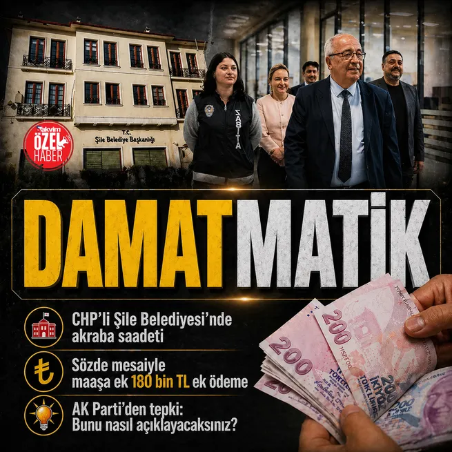 CHPli Şile Belediyesinde mesai vurgunu: 86 binlik maaş 180 bin TL ek ödeme