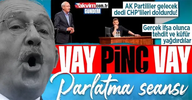 Oğuzhan Uğur’dan Kemal Kılıçdaroğlu’nu parlatma seansı! Salona CHP’lileri doldurdu, gerçek ifşa olunca küfür yağdırdılar