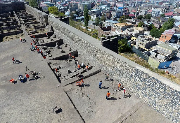 Erzurum Kalesi'nde kazı çalışmaları sürüyor-2