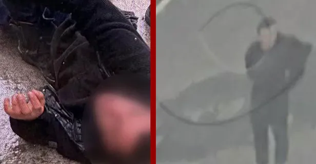 Bağcılar'da polislere bıçaklı saldırdı! Anbean kamerada