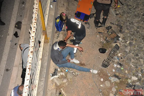 SON DAKİKA: İzmir'de hafif ticari araç İZBAN raylarına uçtu: 1 ölü 5 yaralı - 8