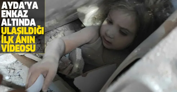 İzmir Depremi'nden 91 saat sonra kurtarılan Ayda Gezgin'e enkaz altında müdahale yapıldığı ilk an