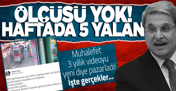 Muhalefet yalan makinesi gibi çalışıyor! Haftada 5 yalan servis ediyorlar: İşte gerçekler