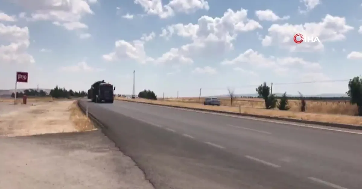 Son dakika: Suriye sınırına askeri sevkiyat