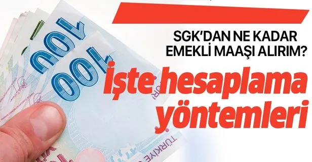 4a, 4b, 4c emekli maaşı hesaplama: Ne kadar emekli maaşı alırım?