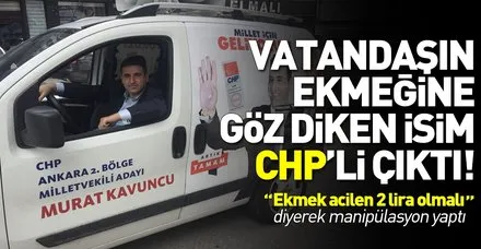 Vatandaşın ekmeğine göz diken isim CHP'li çıktı