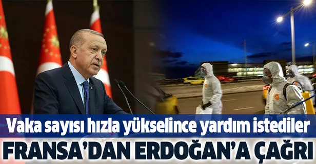 Fransa'dan Erdoğan'a yardım çağrısı! Koronavirüs salgını nedeniyle...