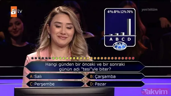 Kim Milyoner Olmak İster'de dikkat çeken Türk Dil Kurumu sorusu! Tsunaminin diğer adı nedir? - 49