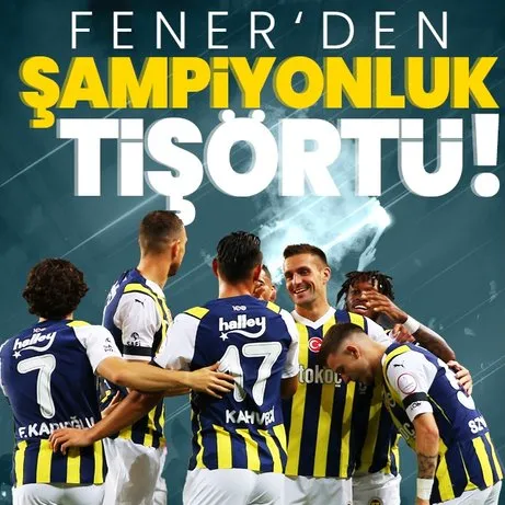 Fenerbahçe’den şampiyonluğa özel tişört! Kutlama hazırlıkları tamam