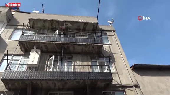 3. kattan düşen adam öldü!