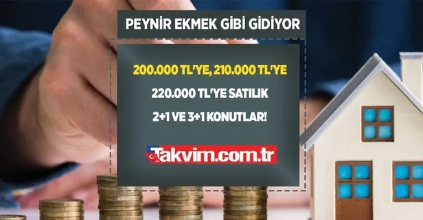 Peynir ekmek gibi gidiyor! Ziraat Bankası'ndan 200.000 TL'ye, 210.000 TL'ye 220.000 TL'ye satılık 2+1 ve 3+1 konutlar!