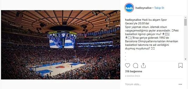 20 Eylül Hadi ipucu sorusu... 1992'de Barcelona Olimpiyatlarına katılan Amerikan basketbol takımına ne ad verildi?-1