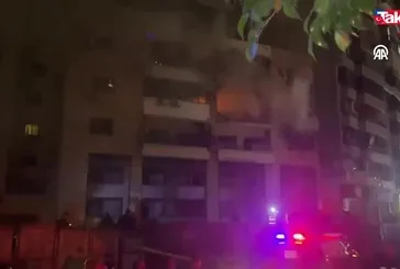 Katil İsrail, Beyrut'taki Hamas ofisini hedef aldı