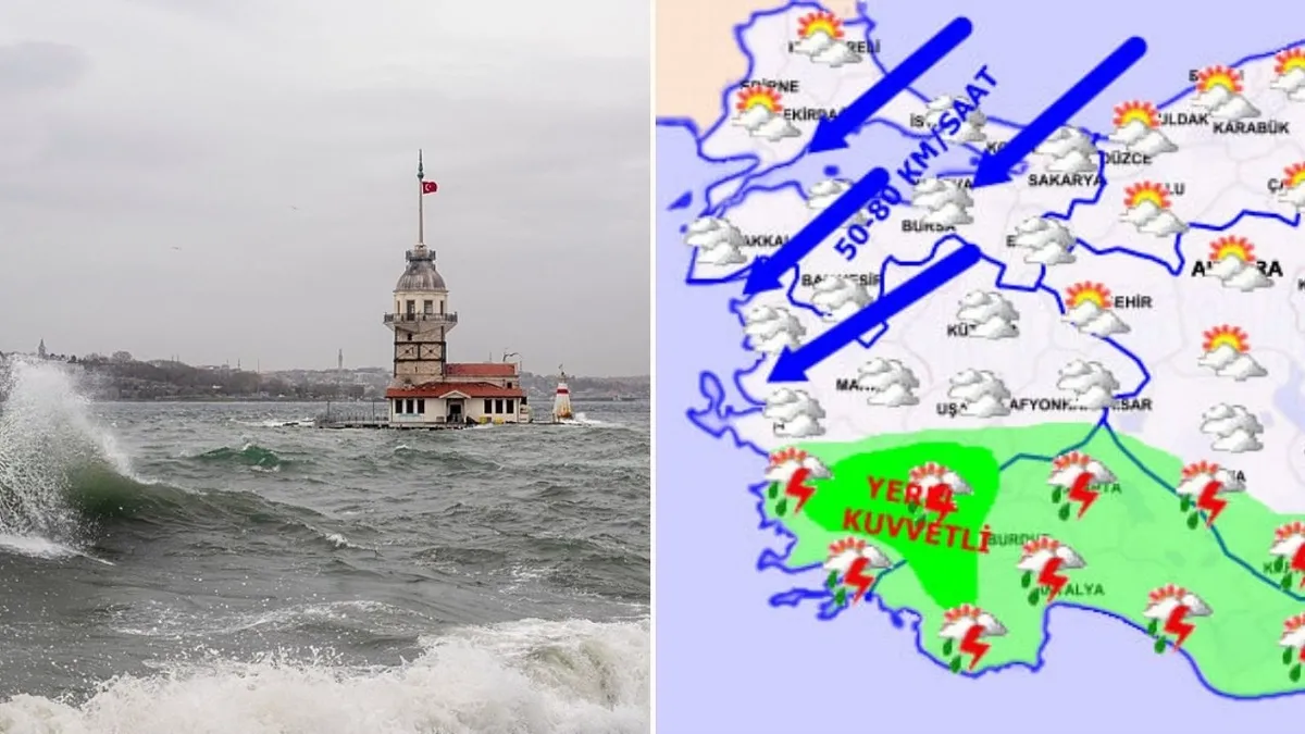 SON DAKİKA: Meteoroloji’den İstanbul ve 13 il için jet hızında alarm! Fırtına ve toz karışacak