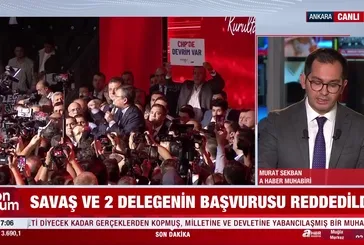 CHP kurultayına tedbir talebine ret!