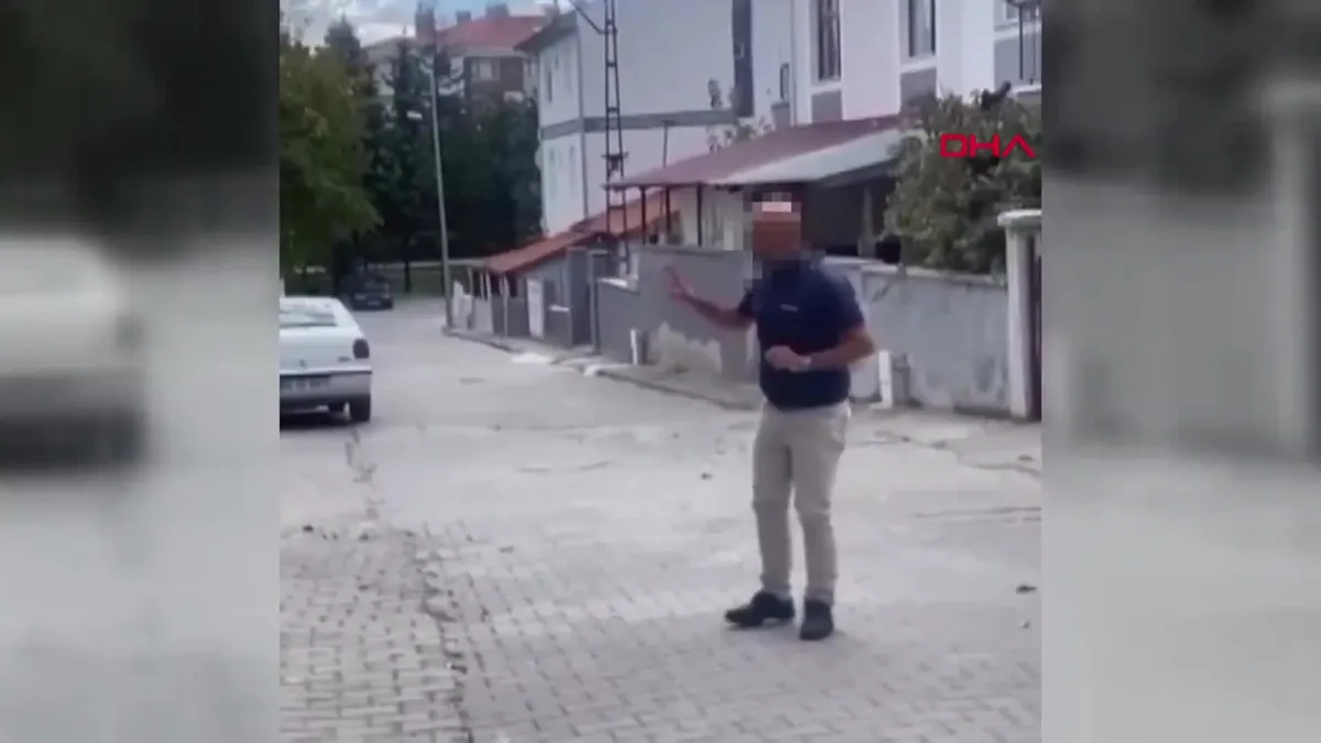 Ankara Beypazarı'nda üniversiteli kız öğrencilere taciz kamerada! Gözaltına alındı!