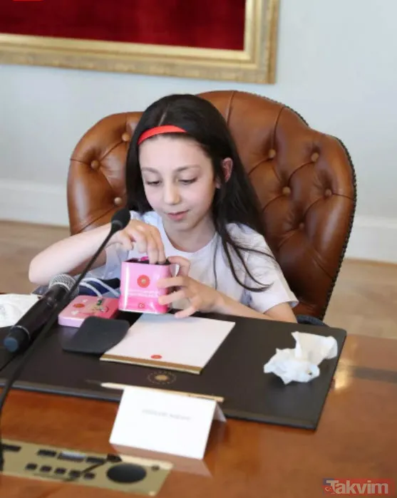 Başkan Recep Tayyip Erdoğan Vahdettin Köşkü'nde çocukları kabul etti - 9