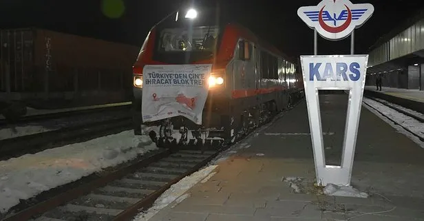 SON DAKİKA: Çin’e yapılan bor ihracatında ilk tren Kars’a ulaştı