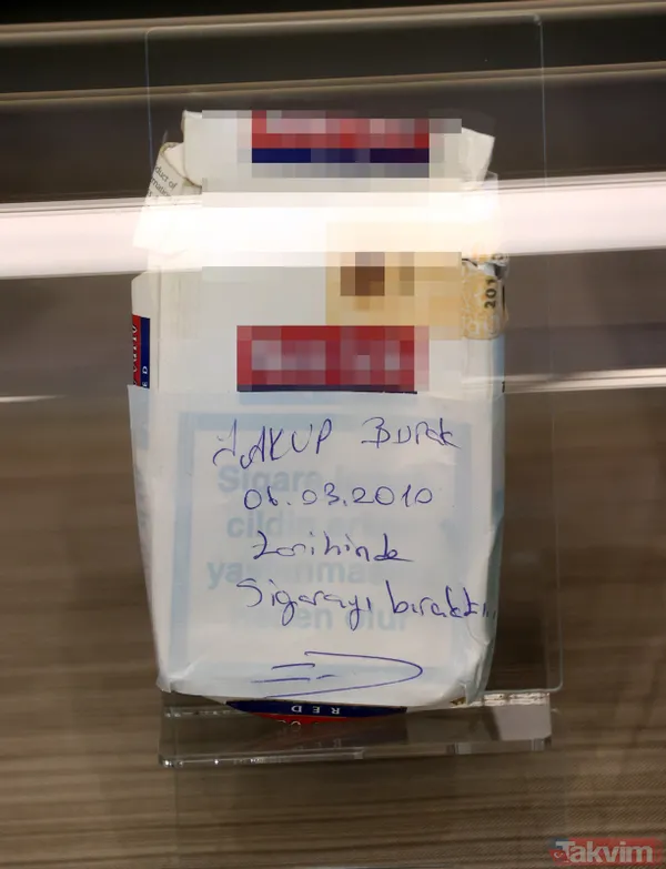 Başkan Recep Tayyip Erdoğan'ın sigarayla mücadele kapsamında topladığı sigara paketleri Cumhurbaşkanlığı Külliyesi'nde sergileniyor - 47