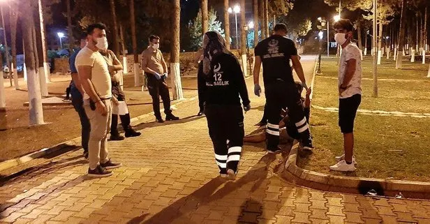 'Yan baktın' kavgası: 2 yaralı
