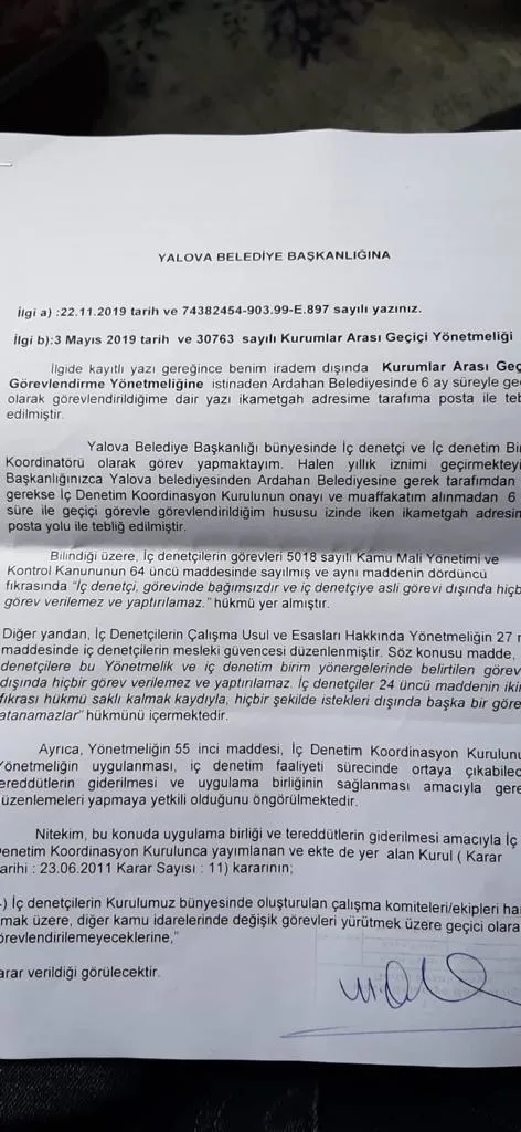 CHP'li Yalova Belediyesi'nin şehirlerarası sürgünü Resmi Gazete'de yayımlanan yönetmelikle kaldırıldı!-2