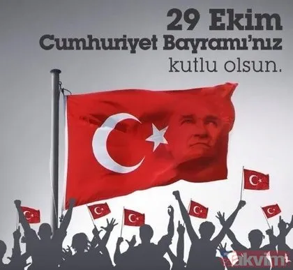 29 Ekim Cumhuriyet Bayramı kutlama mesajları ve sözleri! Resimli 29 Ekim kutlama mesajları