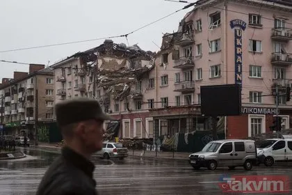 Rusya - Ukrayna savaşında acı görüntüleri paylaştılar! Koca şehirden eser kalmadı
