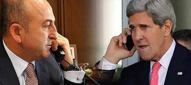 Çavuşoğlu Kerry ile telefonda görüştü