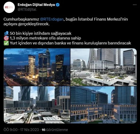 Başkan Erdoğan'ın katıldığı törenle İstanbul Finans Merkezi açıldı! Dev projede Berat Albayrak'ın imzası var-2