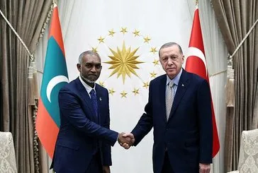 Başkan Erdoğan Muizzu ile görüştü