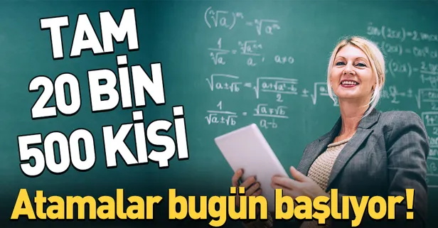 20 bin 500 yeni öğretmen