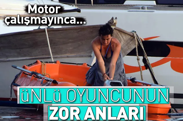 Ünlü oyuncu Yeşim Büber'in zor anları!