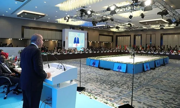 Son dakika: Başkan Erdoğan'dan İslam Ülkeleri Zirvesi'nde Macron'a sert tepki-2