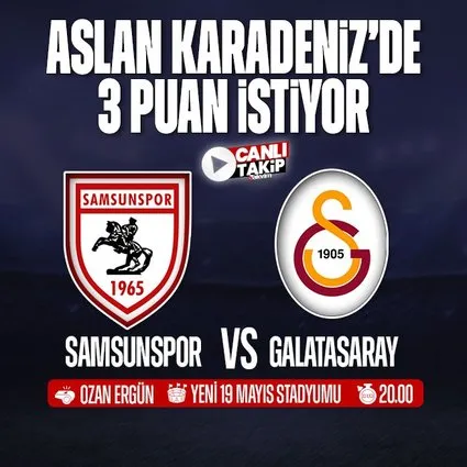 Samsunspor - Galatasaray | CANLI