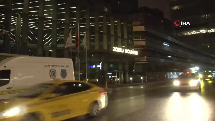 Zorlu Holding binasına silahla ateş açıldı